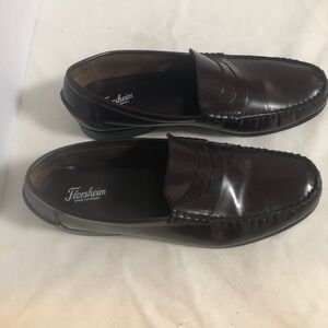 Florsheim Burgundy Leather Penny Loafer - 67